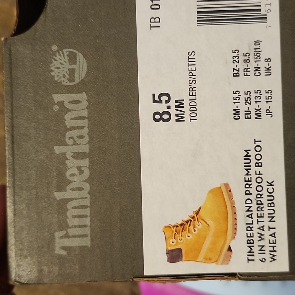 Timberland Wheat Nubuck Kids Boots
